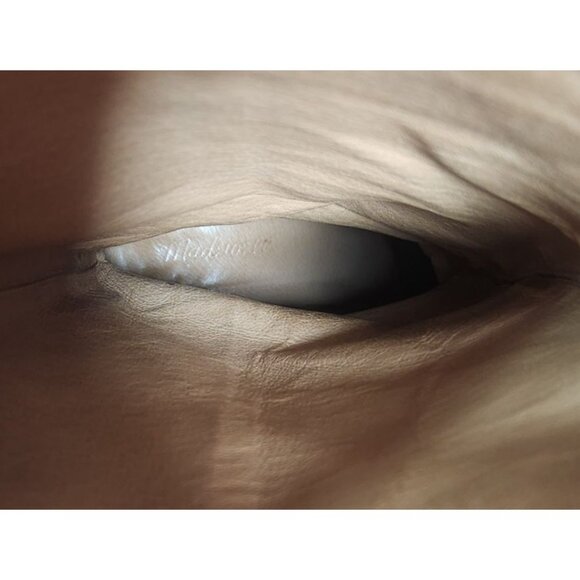 Madewell Women's Sz. 8.5 Knee High Brown Leather Stacked Heel Boots - Picture 8 of 10